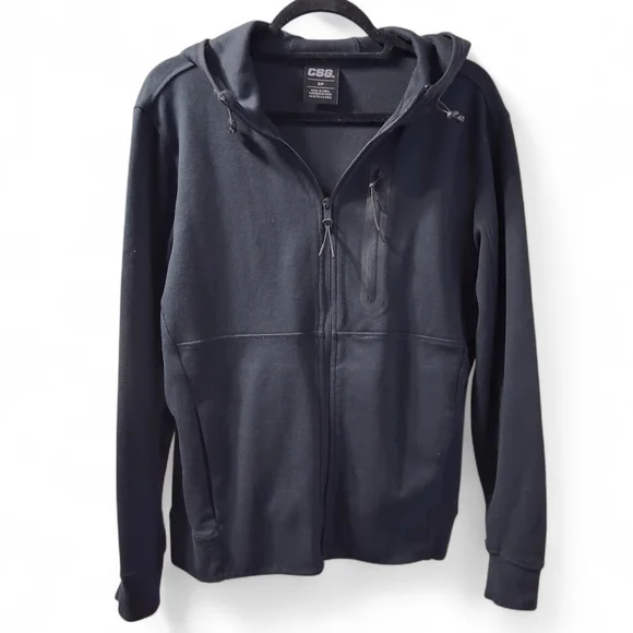 CSG Veracity Full Zip Hoodie in Black Mens Size Small - Picture 2 of 9